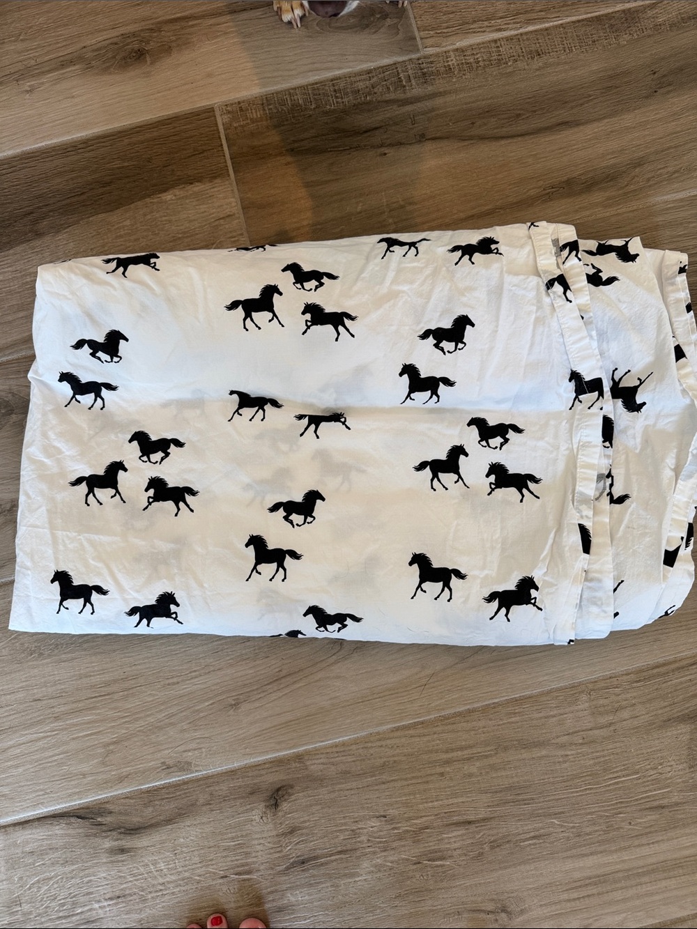 Emily & Meritt x Pottery Barn The Wild Horses cotton Full Flat Top Sheet
